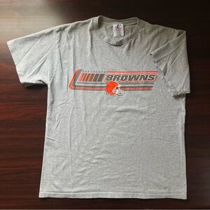 Vintage Cleveland Browns T Shirt NFL Football 90s Logo Athletic Size Large